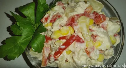 Салата с пиле и ананас, рецепти Салата с пиле и ананас, рецепти