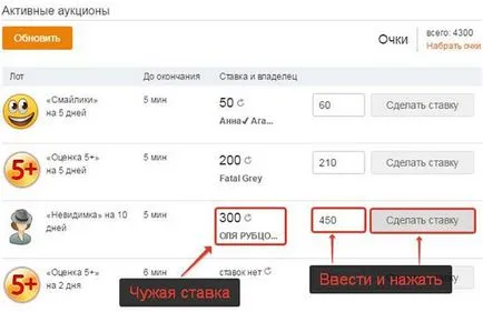 Търгове и съученици как да се отбележи, как да спечелите подаръци