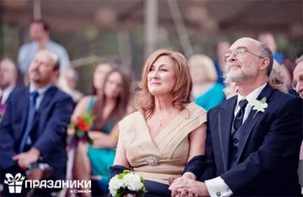 Благословията на родителите на сватбата