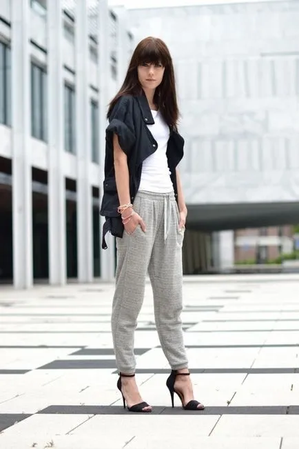 Панталони-банани 4 за тяхното износване и модерен имидж 23
