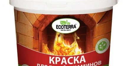 Какво и как да нарисува тухла фурната на топлоустойчив боя