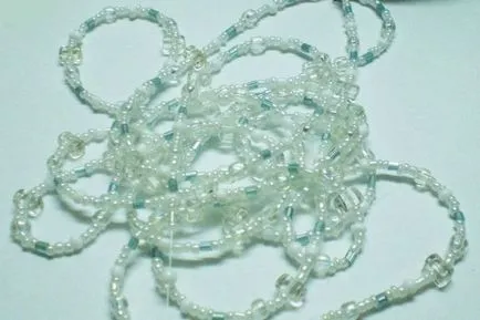 Колиета с перли и мъниста със собствените си ръце - майсторски клас (снимка)