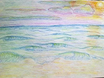 Как да се направи морето като молив, за да се направи морето