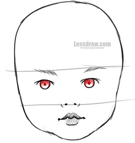 Как да се направи едно дете с молив на етапи, lessdraw