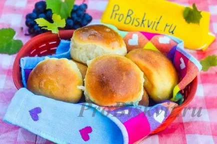 В намазана кифла, която блестеше