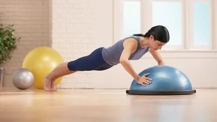 Каква е фитнес BOSU, които, къде и какво