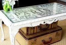 Декупаж маса плот с ръцете си, старата кухня, трапезария снимка, направи майсторски клас
