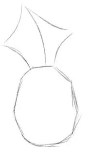 Как да се направи етапи молив ананас, lessdraw