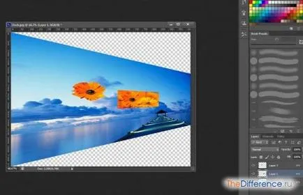 Как да се набият слоеве в Photoshop