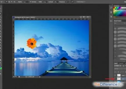 Как да се набият слоеве в Photoshop