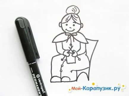 Как да се направи баба стадии молив