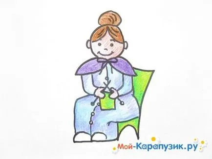 Как да се направи баба стадии молив