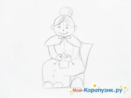 Как да се направи баба стадии молив