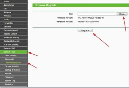 Как да конфигурирате инструкция рутер TP-LINK в модификация пример wr841 ри