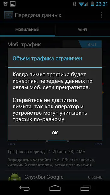 Как да се ограничи движението на мобилни данни на Android таблет или смартфон