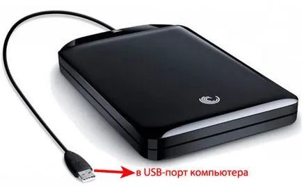Как да се свържете външен твърд диск чрез USB (свързване) Как да се свържете външен твърд диск чрез USB