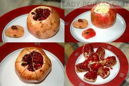 Как да се бели нар бързо лесно и точно (снимки, видео)