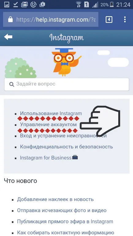 Как мога да изтрия профил (профил) в Instagram (Instagram)