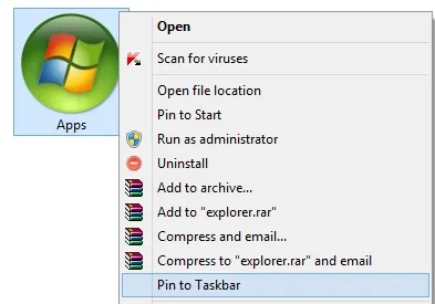 Как да се върне бутона за стартиране на Windows 8, без софтуер на трета страна - техно bigmir) нетната