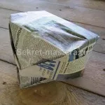 Капачката на вестника с козирка