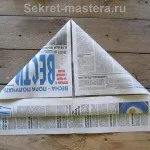 Капачката на вестника с козирка