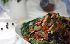 Картофи с гъби в тенджера във фурната и multivarka