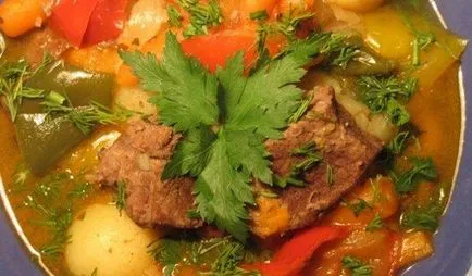 Картофи с месо и домати рецепта, как да се готвя картофи с месо и домати