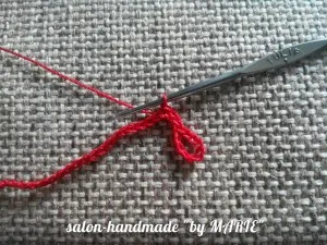 Червената рокля на сърцето мотиви майстор klasshandmade