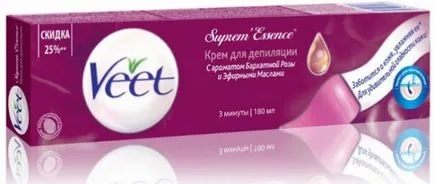 Крем епилация ръководство Veet инструкция за