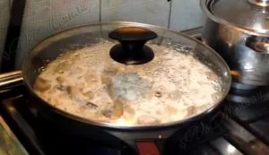 Пиле в сметанов сос в тенджера рецепти със снимки
