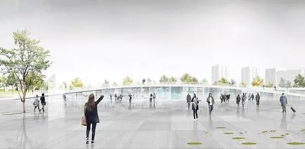 Ландшафтен парк и шест подземни етажа, които ще Квадратни Павелецкая