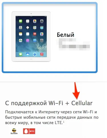 LTE за IPAD