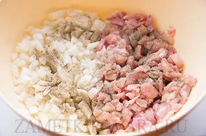 Manty с пилешко, прости рецепти със снимки