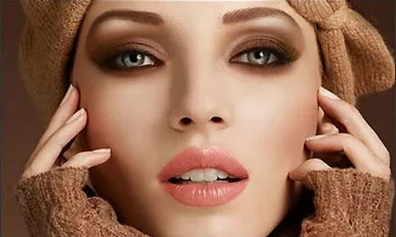 Грим Smokey Eyes за кафяви очи картина, инструкции стъпка по стъпка