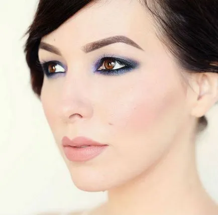 Грим Smokey Eyes за кафяви очи картина, инструкции стъпка по стъпка