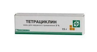 Мехлем тетрациклин око на инструкциите за употреба, как да се прилагат, как да намазка на ечемик, и бебето