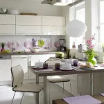 Моята кухня е след основен ремонт с проста украса прозорец кухня залив