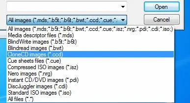 Монтаж на изображение ISO в Windows 7, използвайки безплатни инструменти