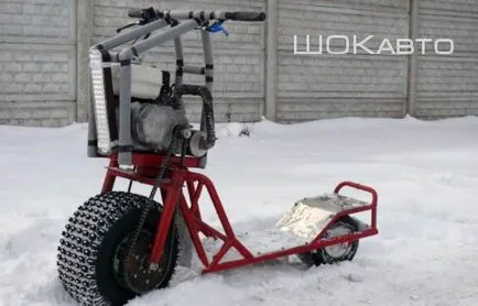 Motosamokat всъдеход с ръцете си (гората) Motosamokat всъдеход с ръцете си