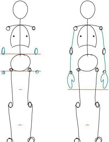Как да се направи стъпка на човешкото тяло по стъпка