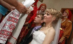 Rite родителска благословия на сватба
