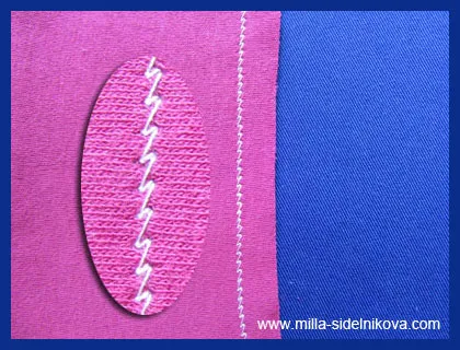 Обработка на части от трикотажни платове