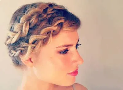 Weave плитки за къса коса 10 варианта със снимки
