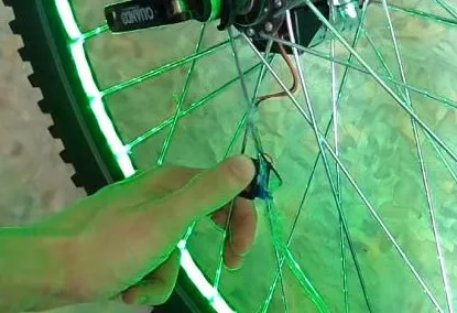 Backlight LED велосипед ръководство панделка, снимки (светлини) Backlight LED велосипед ръководство панделка, снимки