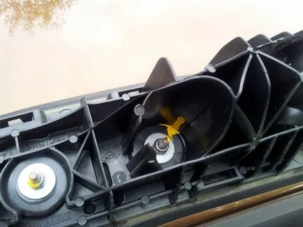 Потокът на водата през релсите Renault Duster