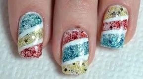 Colorful ноктите снимка, разбърква цвят, цвят 2