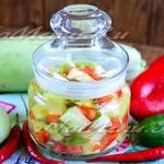 Салата с фета сирене и домат рецепта със снимка