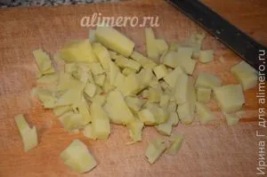 Салата от картофи и домати
