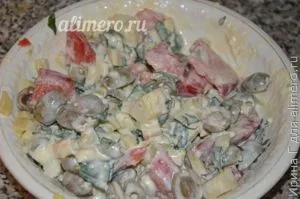 Салата от картофи и домати