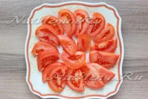 Салата с фета сирене и домат рецепта със снимка